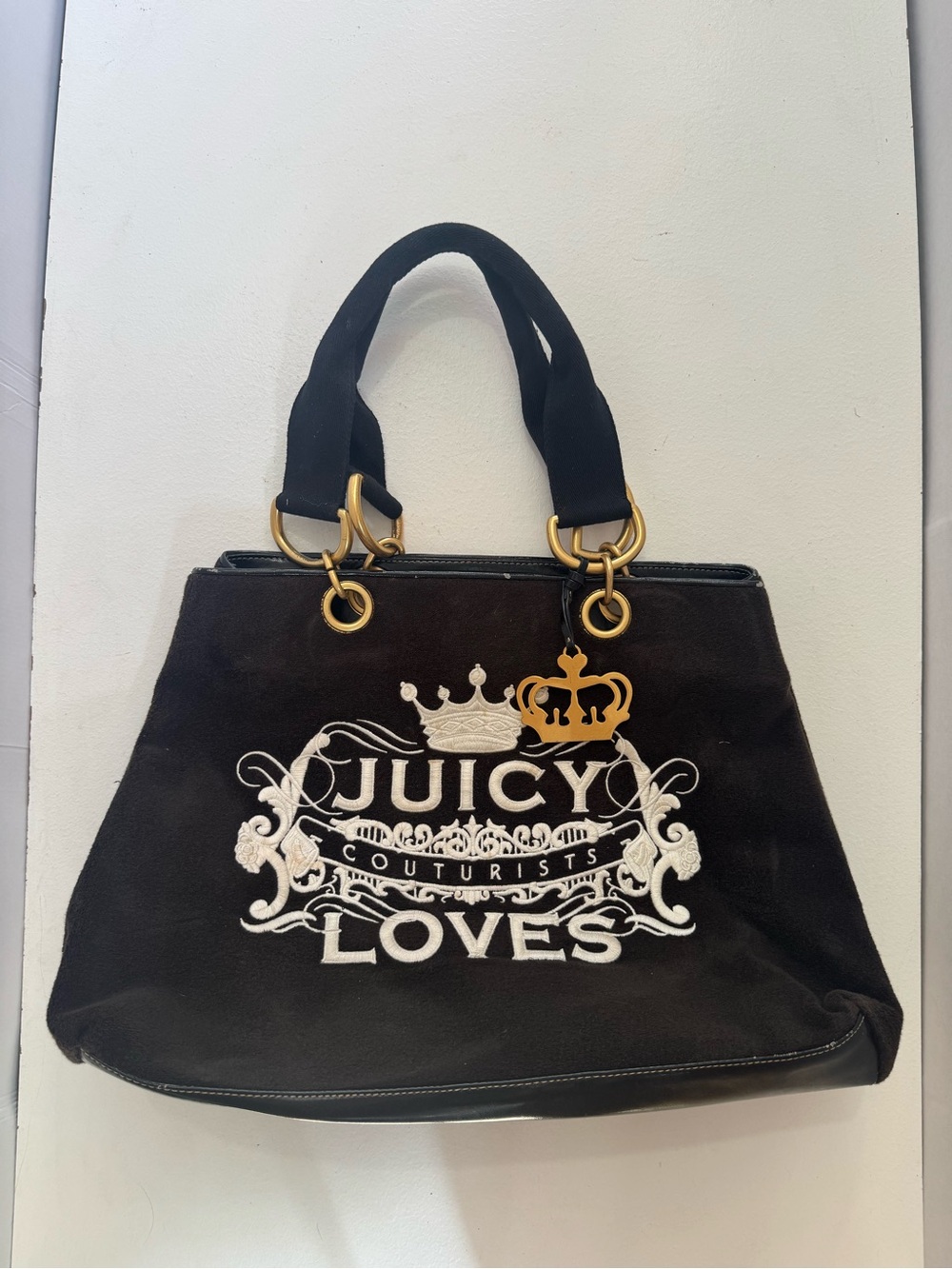 Vintage Y2K Juicy Juicy Couture "Juicy Loves" tote bag
